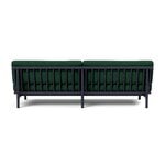 TAKT T19 Spoke Sofa with armrests, black blue oak - dark green Kvadrat Autumn, view 3
