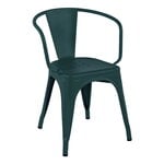 Tolix Chair A56, vert impérial, texture fine et mate