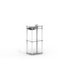 Transparent Turntable Stand, white, extra image