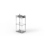 Transparent Turntable Stand, white, extra image