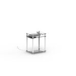 Transparent Turntable Stand, white, extra image