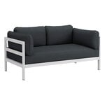 TIPTOE Easy 2-istuttava sohva, harmaa - tummanharmaa