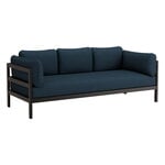 TIPTOE Easy 3-istuttava sohva, musta - tummansininen