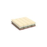 HAY Terrazza seat cushion, 40 x 40 cm, terracotta bold stripe, extra image