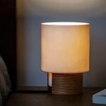 Tonfisk Design Ilta table lamp 18 cm, white - walnut