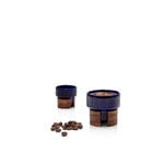 Tonfisk Design Warm espresso cup 0,8 dl, 2 pcs, blue - walnut