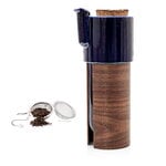 Tonfisk Design Warm teapot 1,1 L, blue - walnut, cork lid