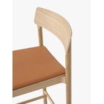 &Tradition Barhocker Betty TK17, Eiche - Cognac edles Leder, extrabild