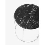 &Tradition Wire Stool VP11 top, Nero Marquina marble, extra image
