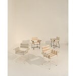 GUBI Tropique tuoli hapsuilla, valkoinen - Leslie Stripe 40