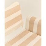 GUBI Tropique chair with fringes, classic white - Leslie Stripe 40