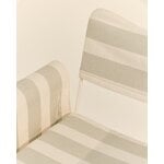 GUBI Tropique stol med fransar, klassiskt vit - Leslie Stripe 20