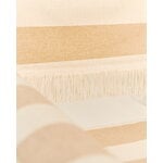 GUBI Sedia con frange Tropique, bianco classico - Leslie Stripe 40