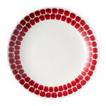 Arabia 24h Tuokio deep plate, 24 cm, red