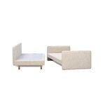 Interface Twin sofa bed, beige Leaf 01, extra image