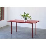 HAY Two-Colour table 160 x 82 cm, maroon red - red