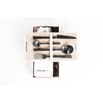 valerie_objects Maarten Baas cutlery set, 16 pcs, black brushed steel