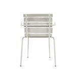 Valerie Objects Aligned chair with armrests, off-white