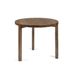valerie_objects Solid dining table, 90 cm, walnut