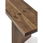 valerie_objects Solid bench, 200 cm, walnut