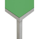 valerie_objects Alu dining table, small, green