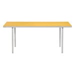 valerie_objects Alu dining table, medium, yellow