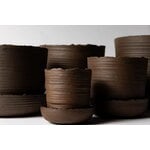 Vaidava Ceramics Soil Topf mit Untersetzer, S, Braun