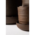 Vaidava Ceramics Soil kukkaruukku alusella, L, ruskea