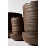 Vaidava Ceramics Soil kruka med fat, XL, brun