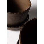 Vaidava Ceramics Soil kukkaruukku alusella, XXL, ruskea