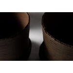 Vaidava Ceramics Soil Topf mit Untersetzer, M, Braun