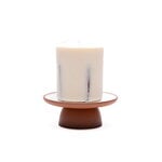 Vaidava Ceramics Earth pillar candle holder, white, extra image