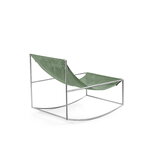 valerie_objects Rocking Chair, stainless steel - green, extra image
