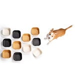 Venandi Design Ciotola Pet Bowl, wood chips