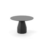 Viccarbe Burin table, 120 cm, black - black laminate