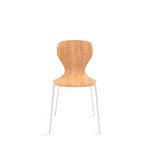 Viccarbe Ears chair, white metal - matt oak