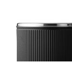 Vipp VIPP19 open top bin, 60 L, black - polished lid, view 3