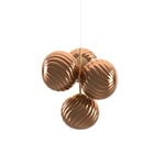 Tom Dixon Whirl Chandelier Small riippuvalaisin, LED, kupari, näkymä 3