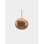 Tom Dixon Whirl riippuvalaisin, 30 cm, kupari, näkymä 2