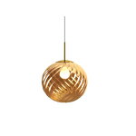 Tom Dixon Whirl pendel, 45 cm, guld, extrabild