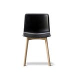 Fredericia Pato chair, wood base, black - lacquered oak