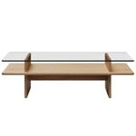 Woud Parallel coffee table, 60 x 120 cm, white lacquered oak