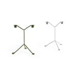 HAY Wire candleholder, green