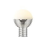 Verpan Wire - Lampe de table portable, 18 cm, chrome - blanc, image extra