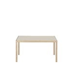 Muuto Table Workshop, 140 x 92 cm, chêne - linoléum gris chaud