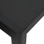 Muuto Workshop bord, 200 x 92 cm, svart - svart linoleum