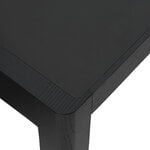 Muuto Workshop table, 200 x 92 cm, black - black linoleum