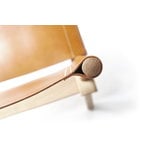 Nikari December chair, oak - cognac leather