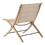 &Tradition X HM10 lounge chair, oak with walnut insert - natural