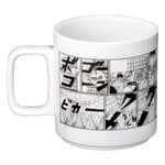 Hasami Porcelain Yuichi Yokoyama art mug, "ボコ", 385 ml, bianco, immagine extra